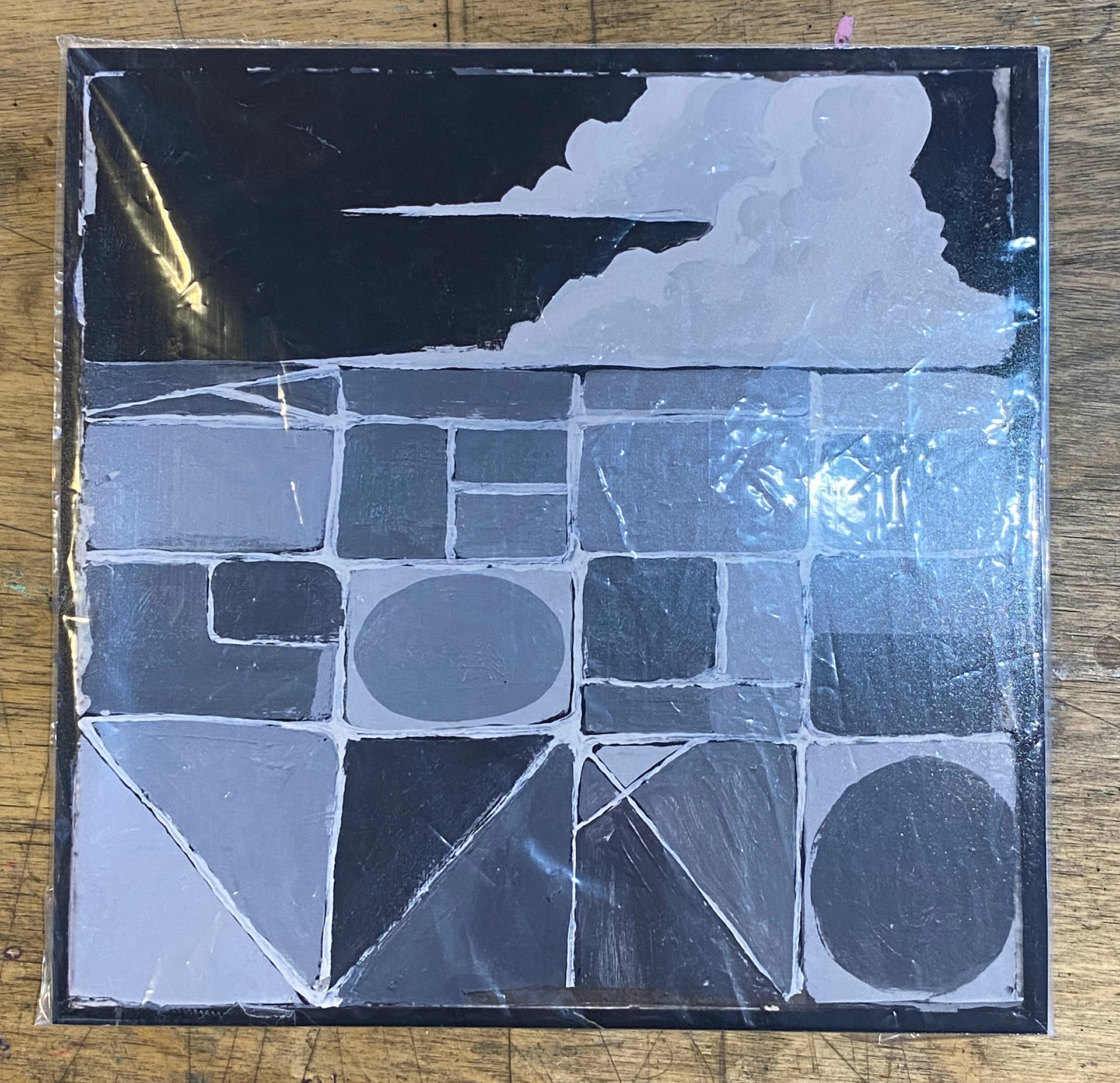 "Sunk" 8" x 8" | $25