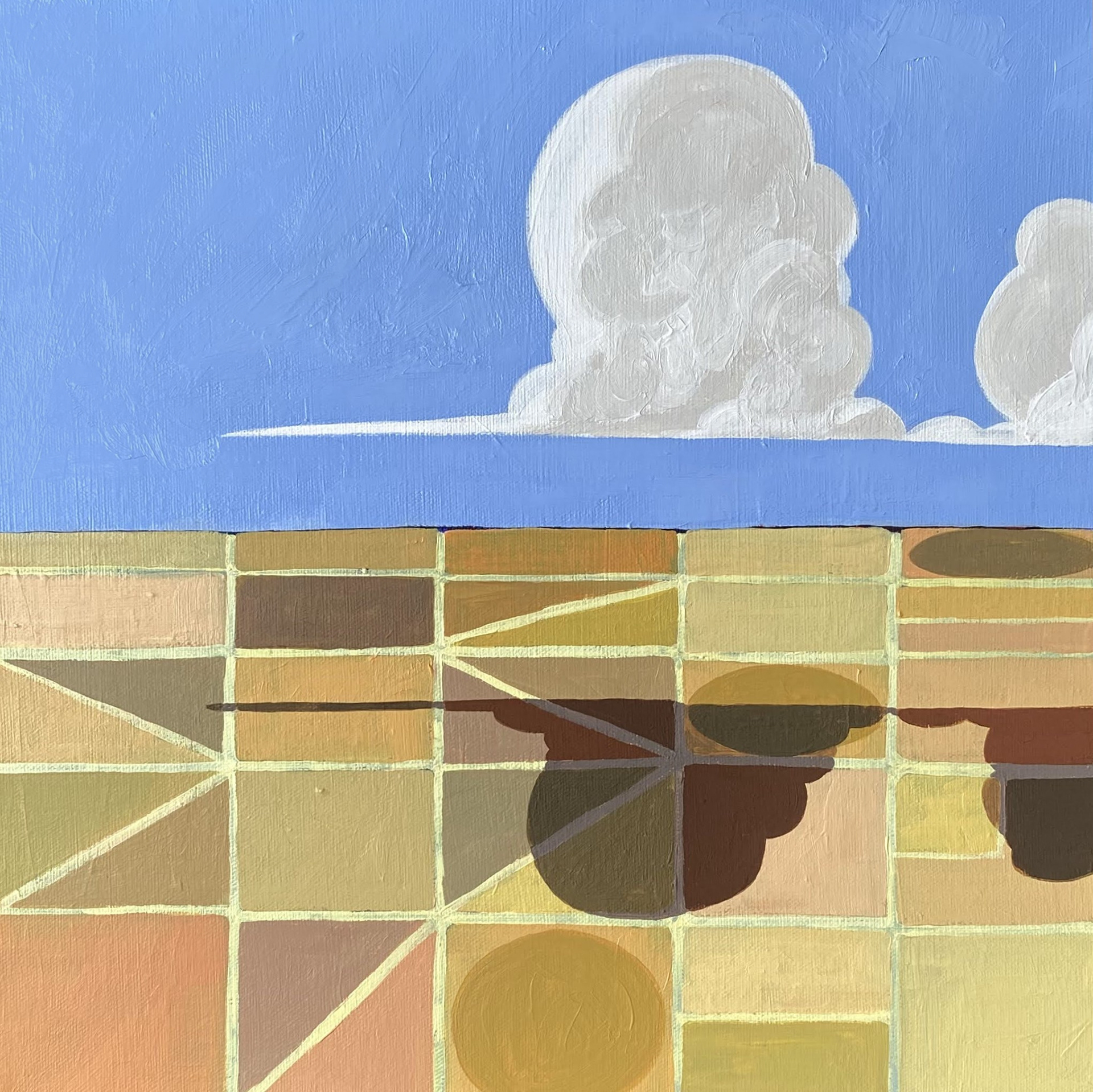 "Father" (Acrylic on Canvas) 14" x 14" | $1,000 (Unframed)