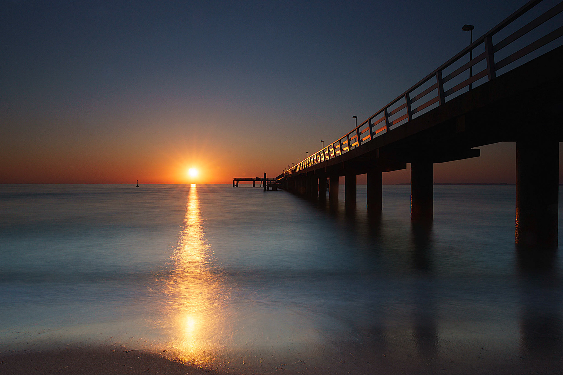 Seen at the Maritim Sea Bridge in Timmendorfer Strand