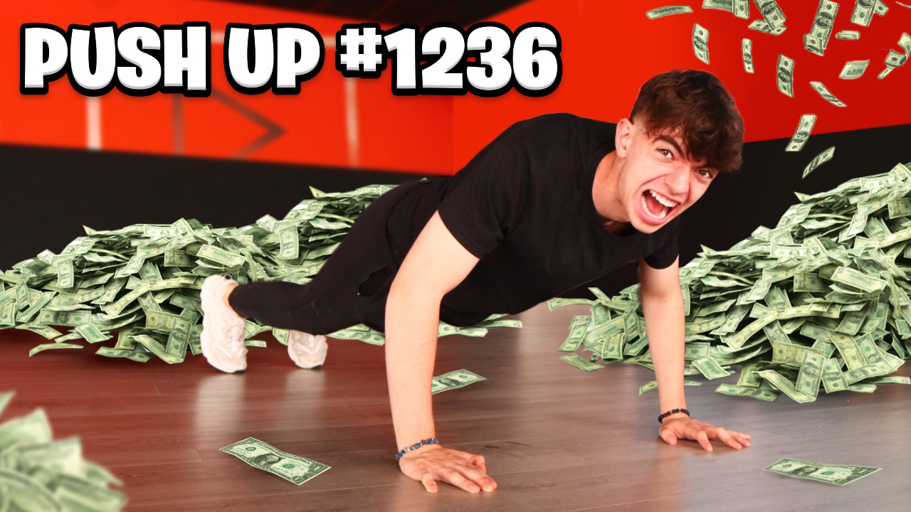 "Ik krijg €0,01 Voor Elke Push-Up"