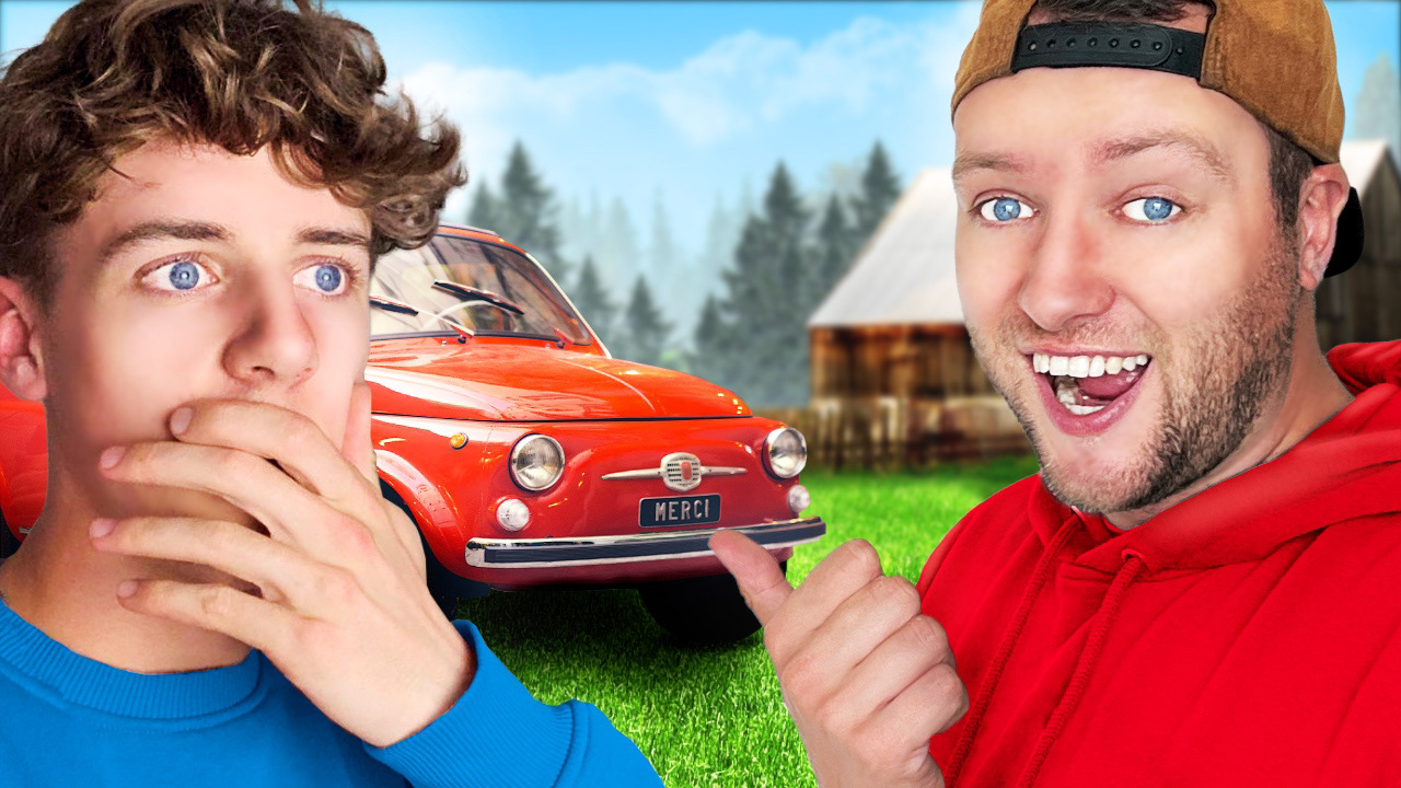 "Ik vond een HUISJE met een HELE bijzondere AUTO!"