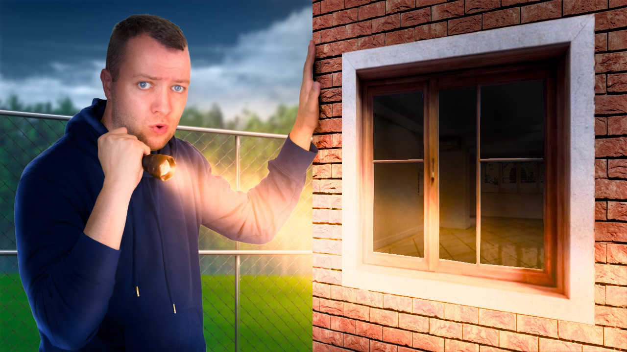 "In dit verlaten huis is alles achtergebleven!"