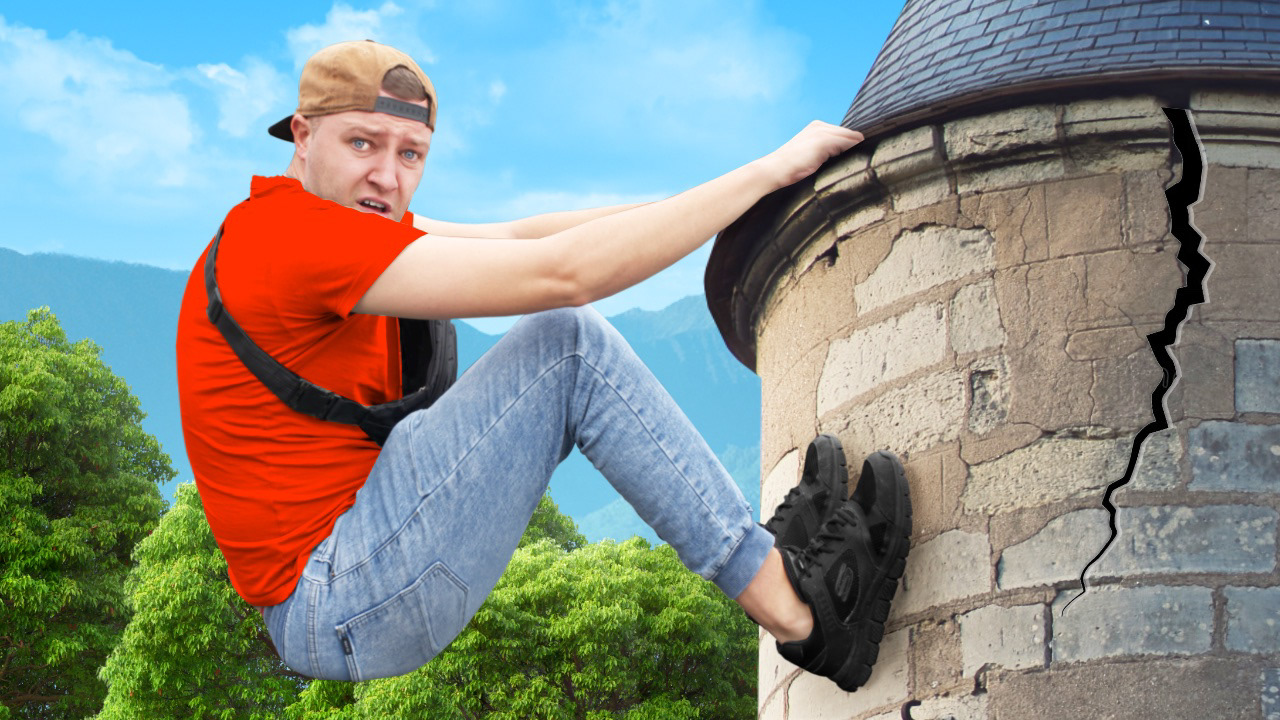 "Ik beklom een bijzonder KASTEEL in de bergen!"