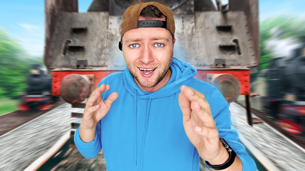 "Ik vond een VERLATEN opslag vol geheime TREINEN!"