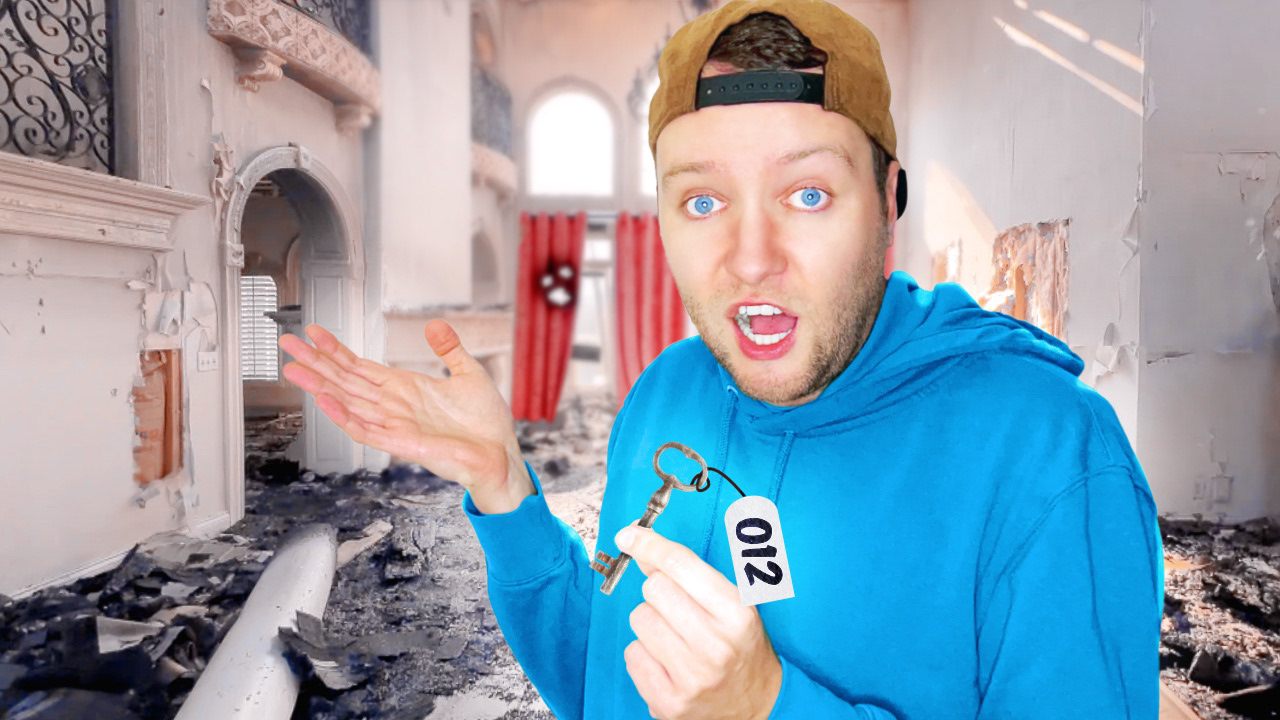 "Ik vond een volledig AFGEBRAND hotel!"