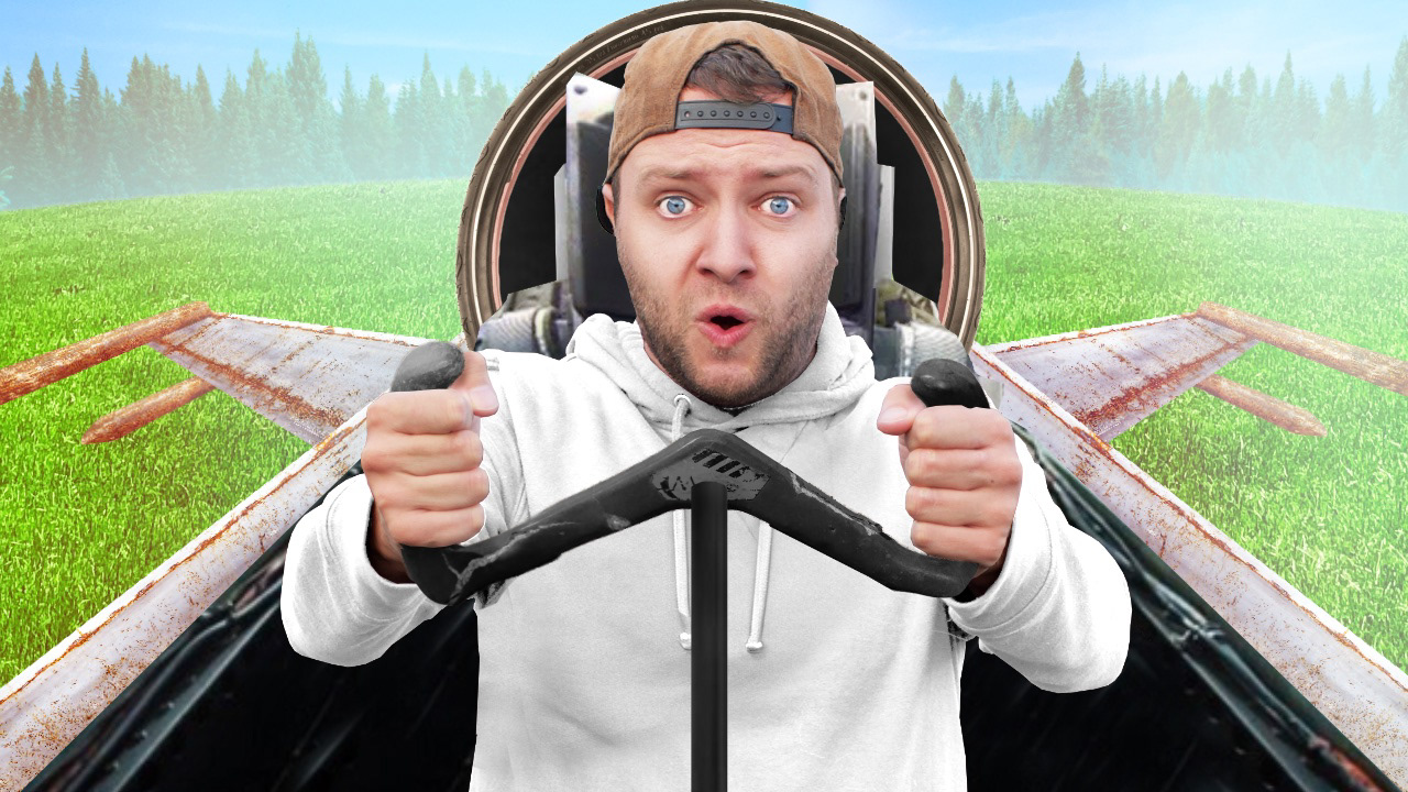 "Ik vond een Verlaten F16 straaljager *In de Bossen*"