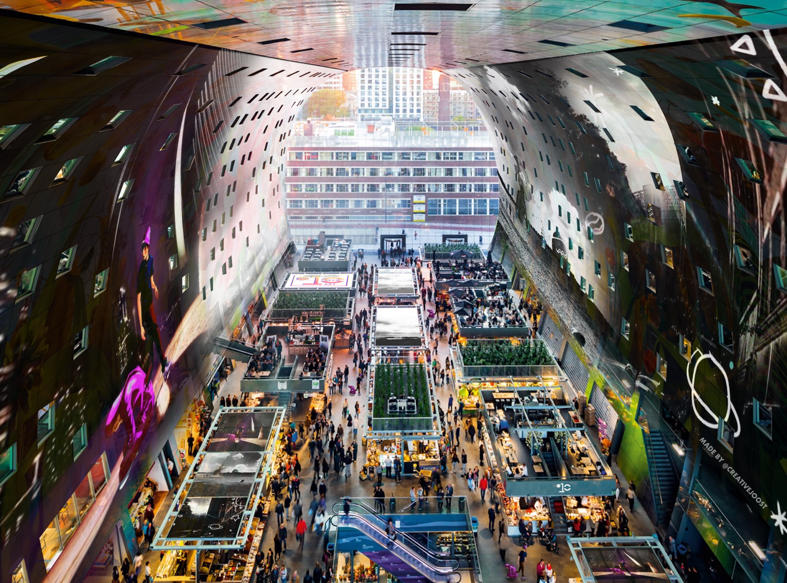 Markthal x NulTEENart - Puzzelontwerp