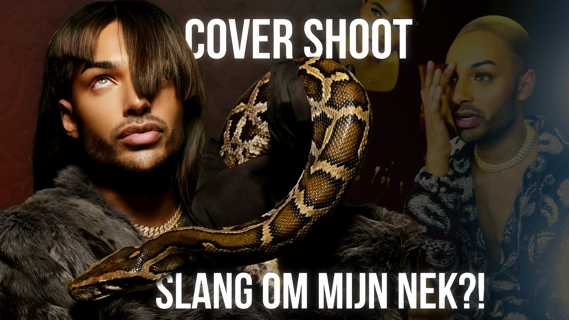 "SLANG OM MIJN NEK?! .. EN EEN MAN TUSSEN MIJN BENEN.. | KING FAISEL COVER SHOOT."