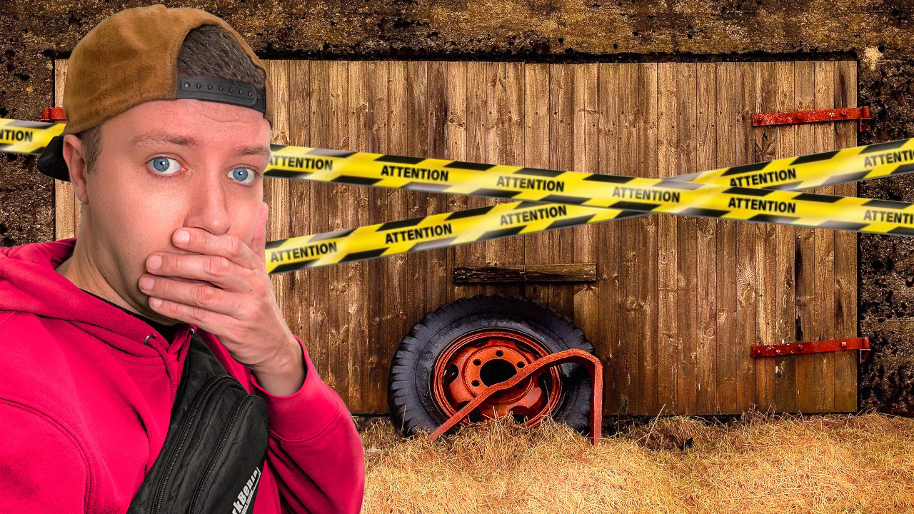 "Deze Verlaten boerderij is door Politie afgezet!"