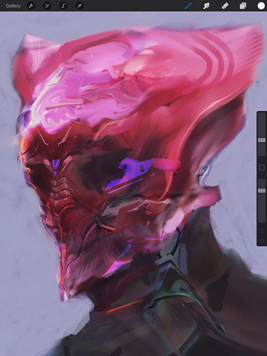 Creature Head Design (Procreate)