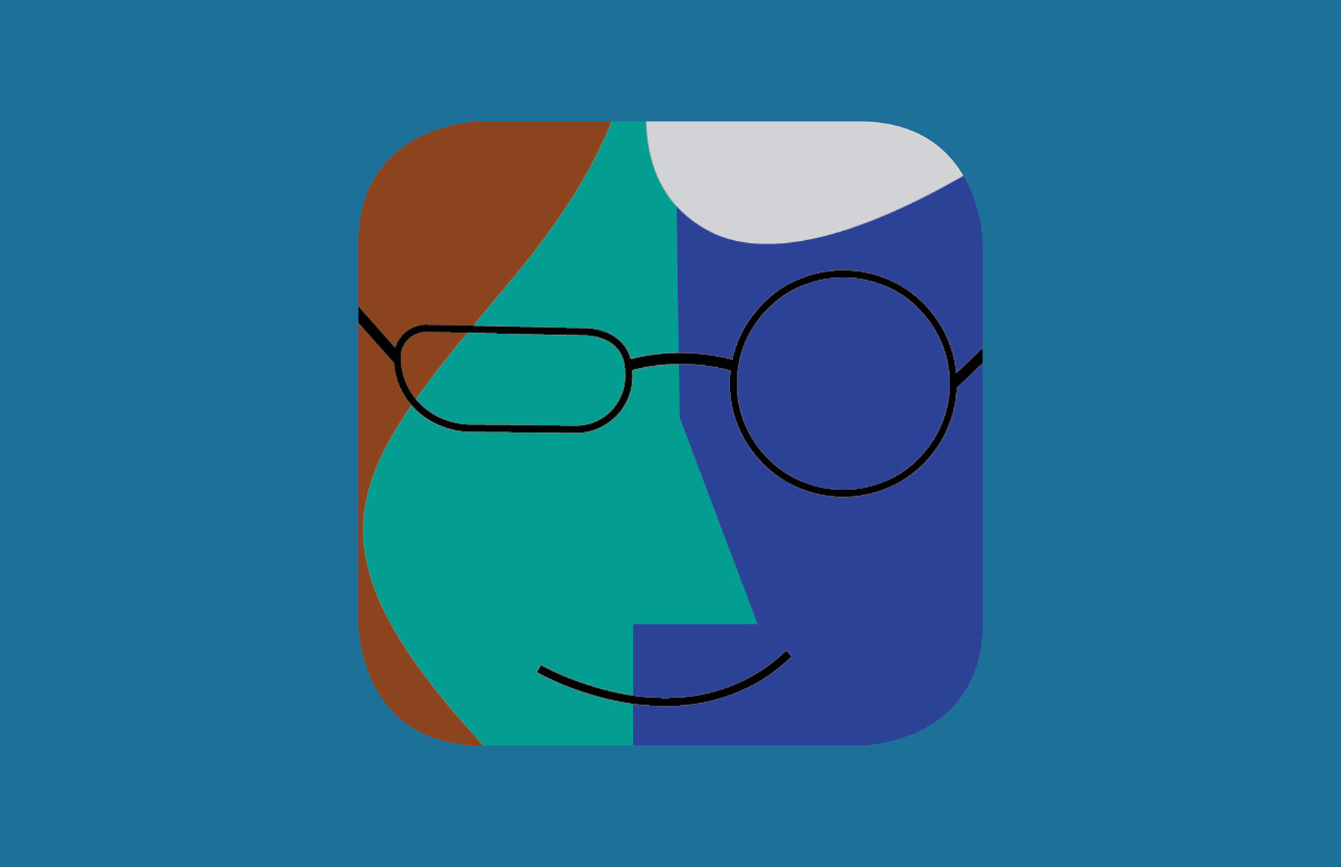 "Be There" app logo