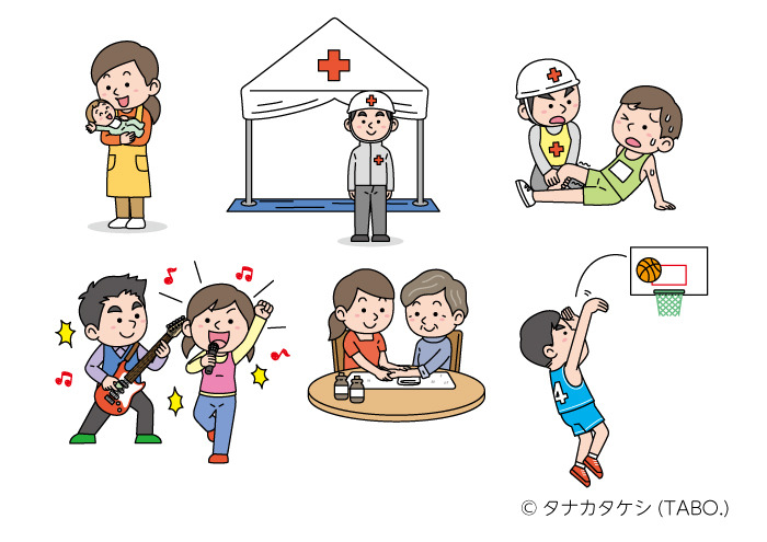 イラストレーター タナカタケシ Tabo 3dイラスト 児童書 絵本 こどもイラスト 川崎市立看護短期大学パンフレット カットイラスト イラストレーター タナカタケシ Tabo 3dイラスト 児童書 絵本 こどもイラスト 川崎市立看護短期大学パンフレット カットイラスト