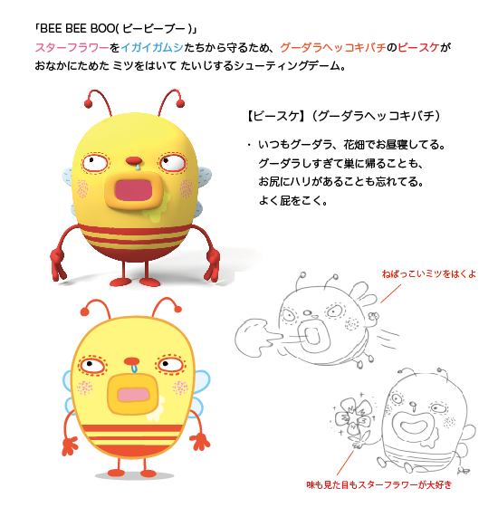 イラストレーター タナカタケシ Tabo ３dイラスト 児童書 絵本 こどもイラスト Beebeeboo 3