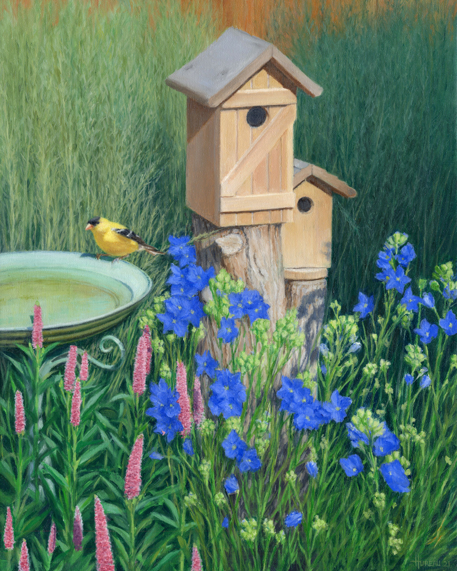 Backyard Retreat • 16" x 20"