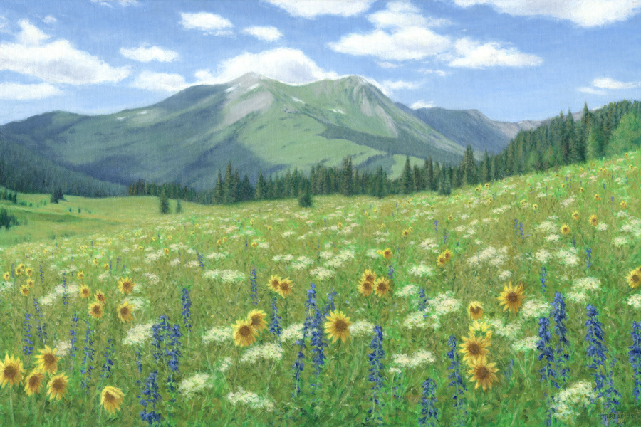 Mountain Sunflowers (Sold) • 20" x 30"