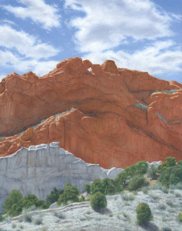 Kissing Camels at the Garden of the Gods (Sold) • 22" x 28"