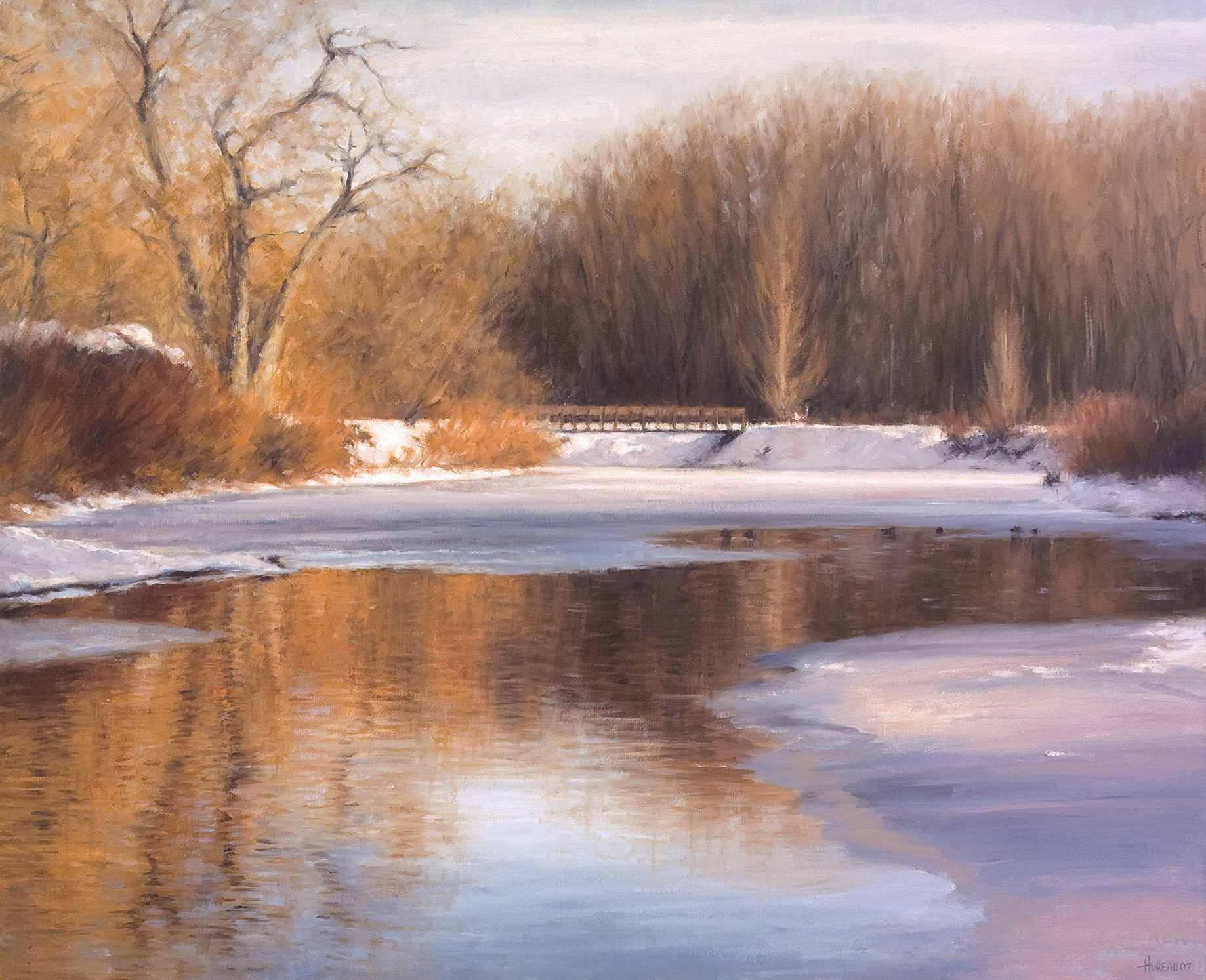 Walking Bridge at Chatfield • 20" x 24"