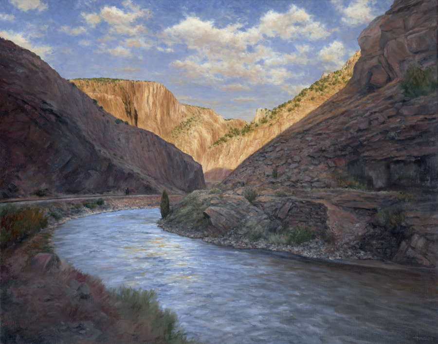 Royal Gorge Evening • 22" x 28"