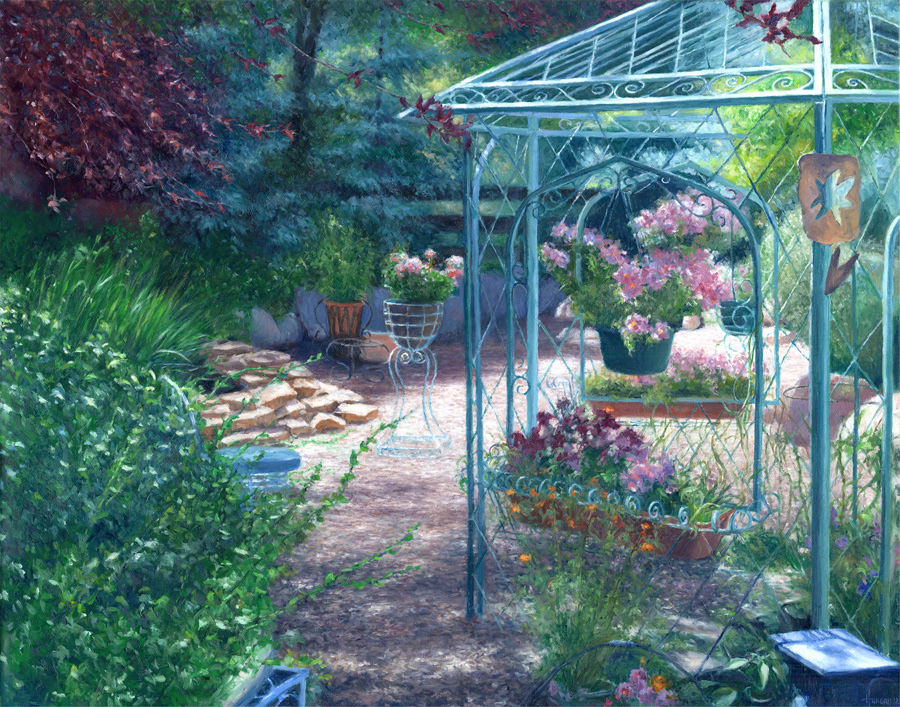 Sharon's Garden (Sold) • 18" x 24"