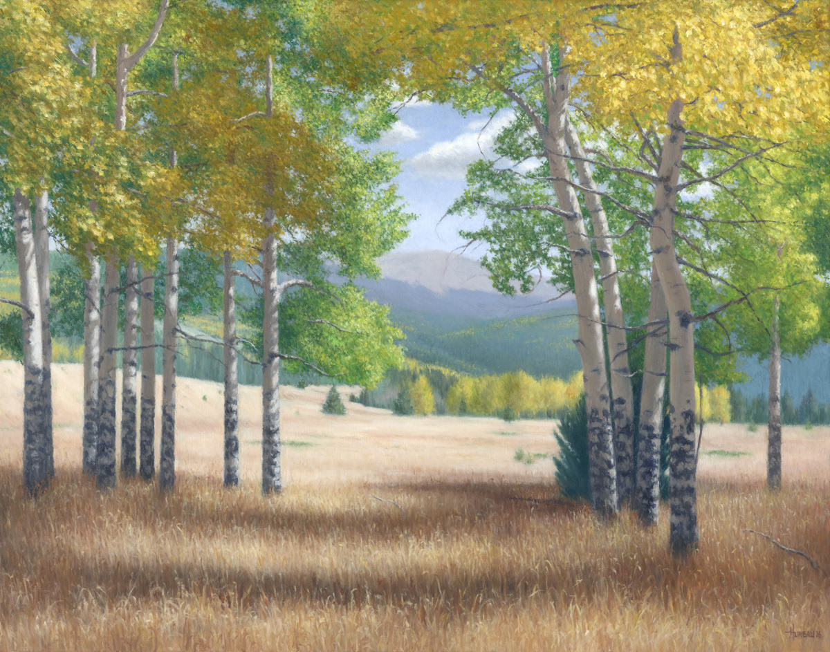 Aspen Gateway (Sold) • 22" x 28"