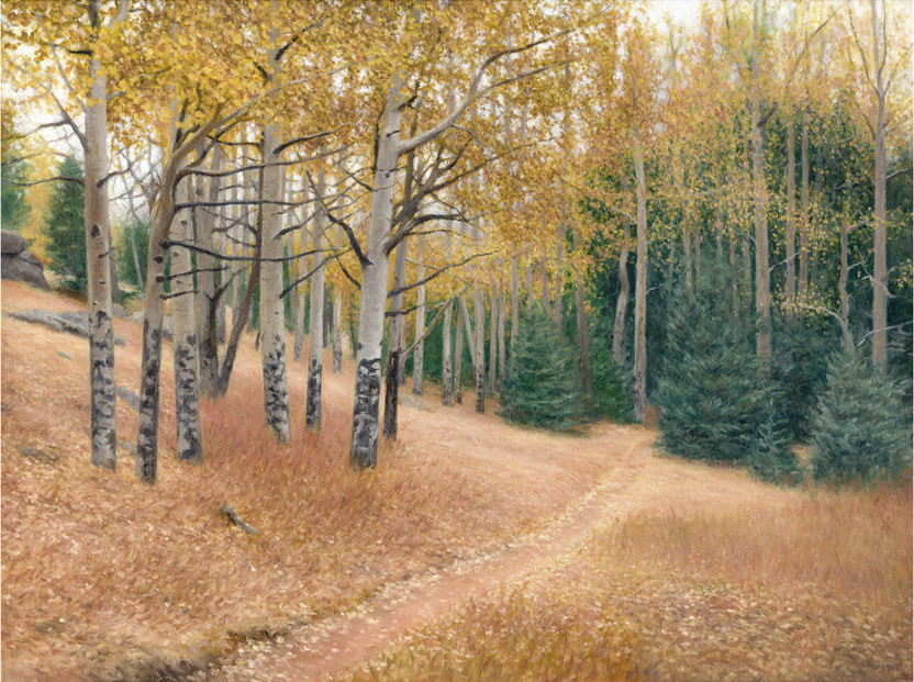 A Walk in the Woods (Sold) • 18" x 24"