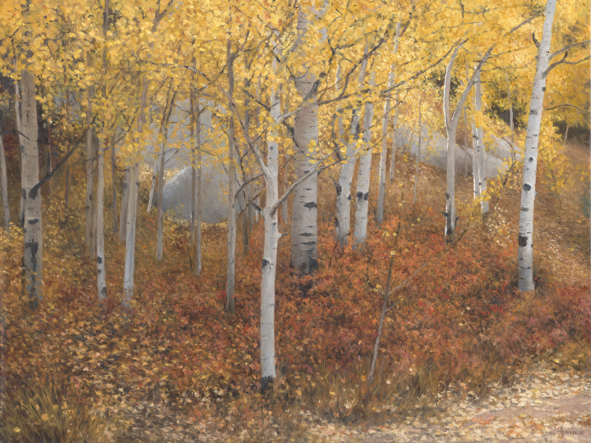 Aspen Stand (Sold) • 18” x 24”
