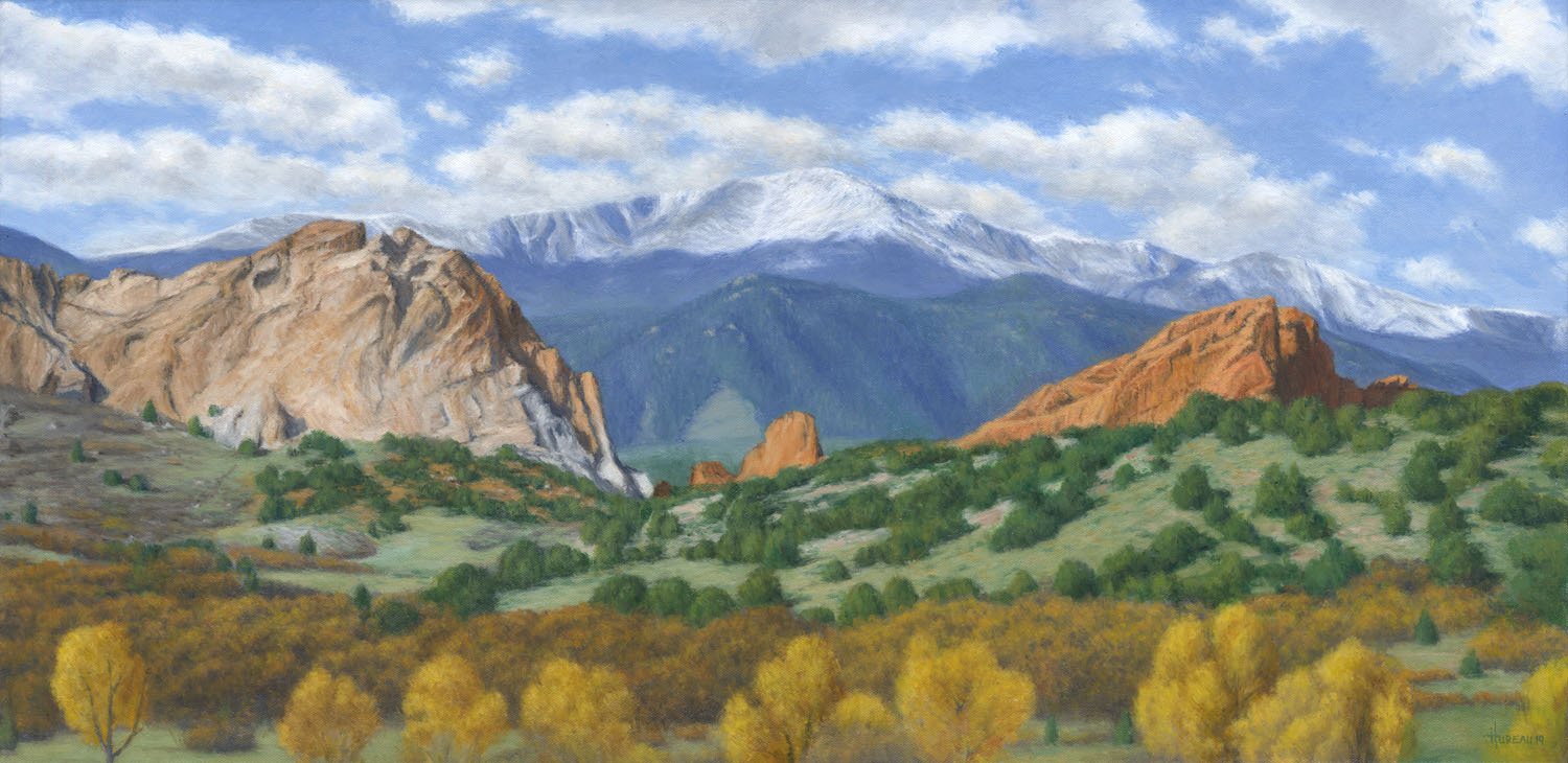 Autumn Splendor at the Garden of the Gods (Sold) • 15" x 30"