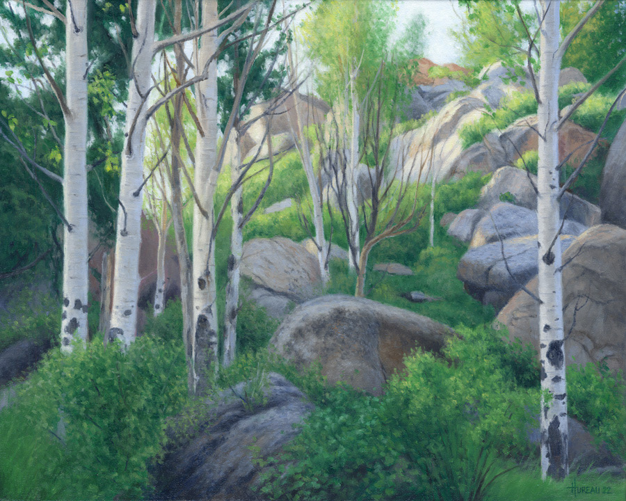 Hillside Retreat • 16" x 20"