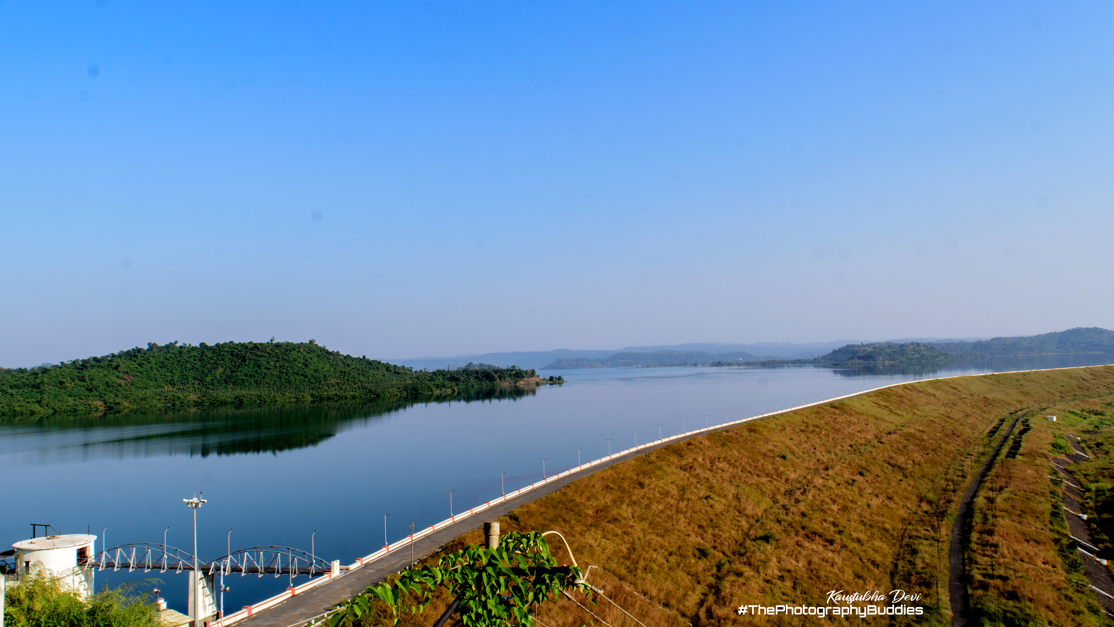 Dam Back water in Silvasa  Gujarat