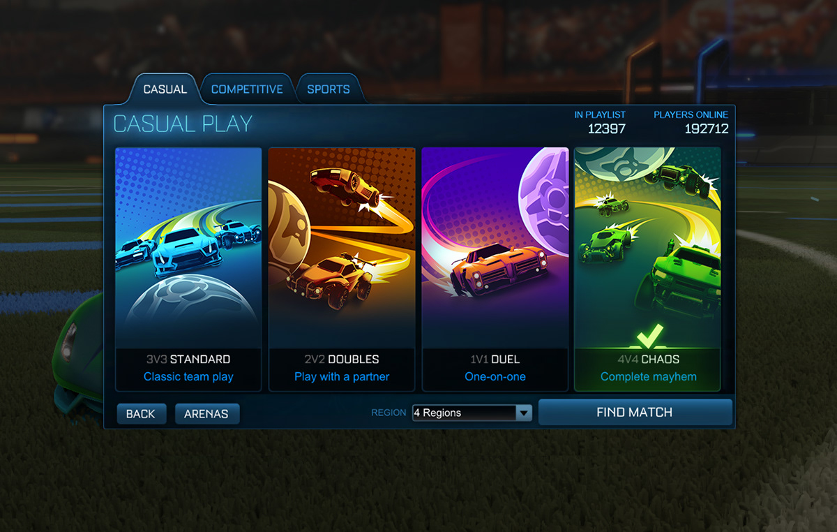 David Carron - Rocket League UI