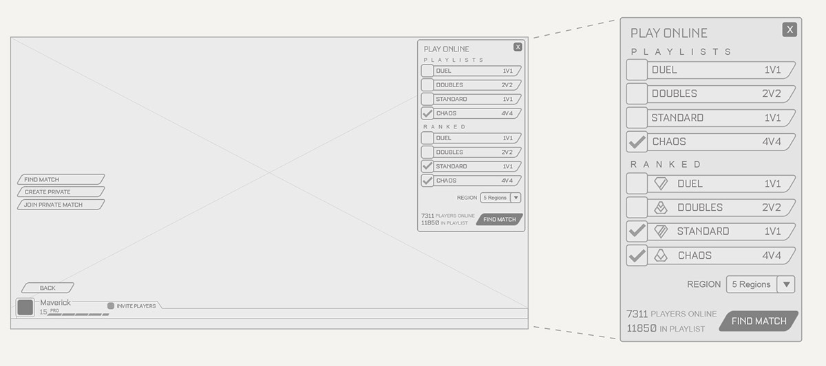 David Carron - Rocket League UI