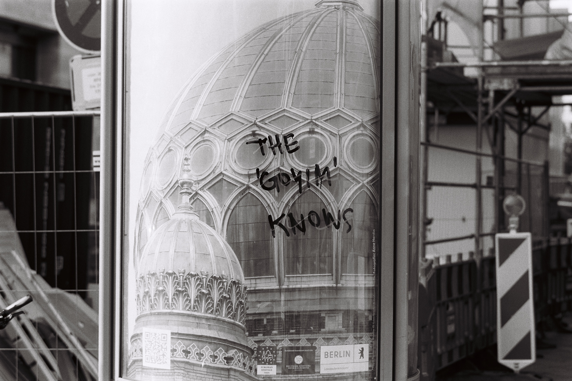 Antisemitic grafitti, Berlin