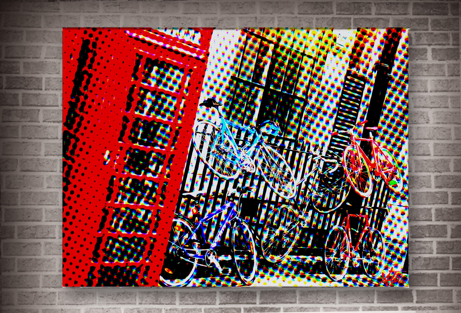 Street cycle parking near the “tardus” in London