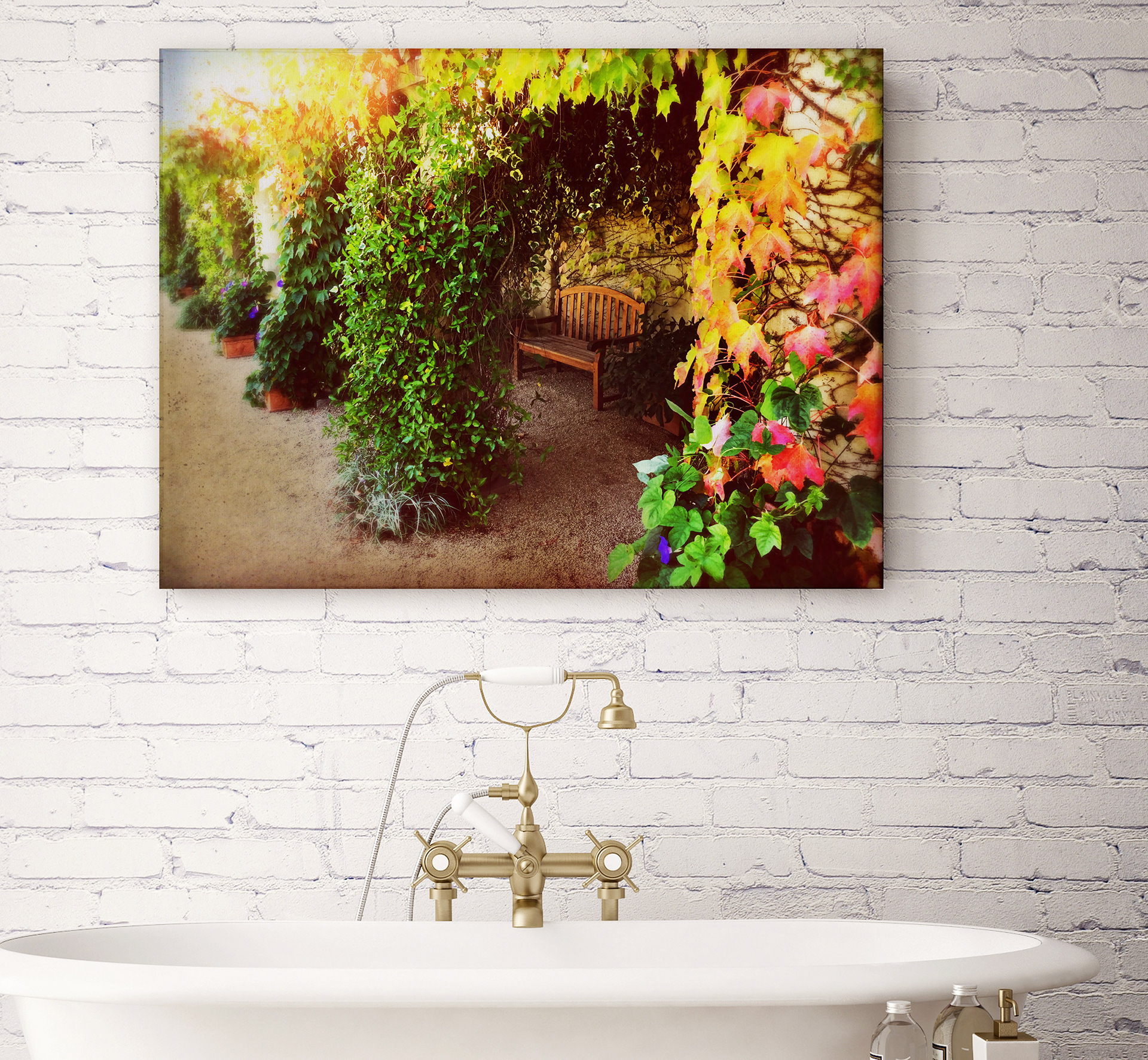 From the garden of the Chateau St. Jean Winery