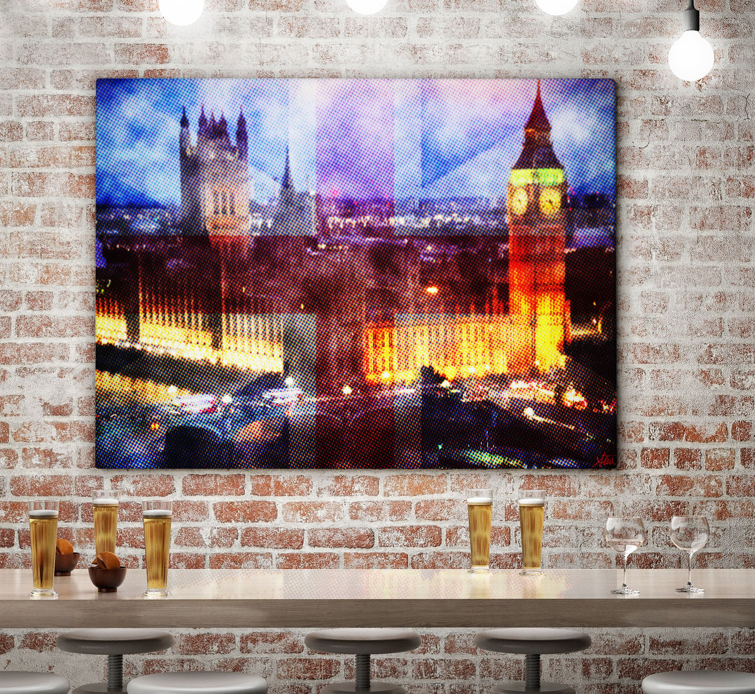 Big Ben as seen via the London Eye