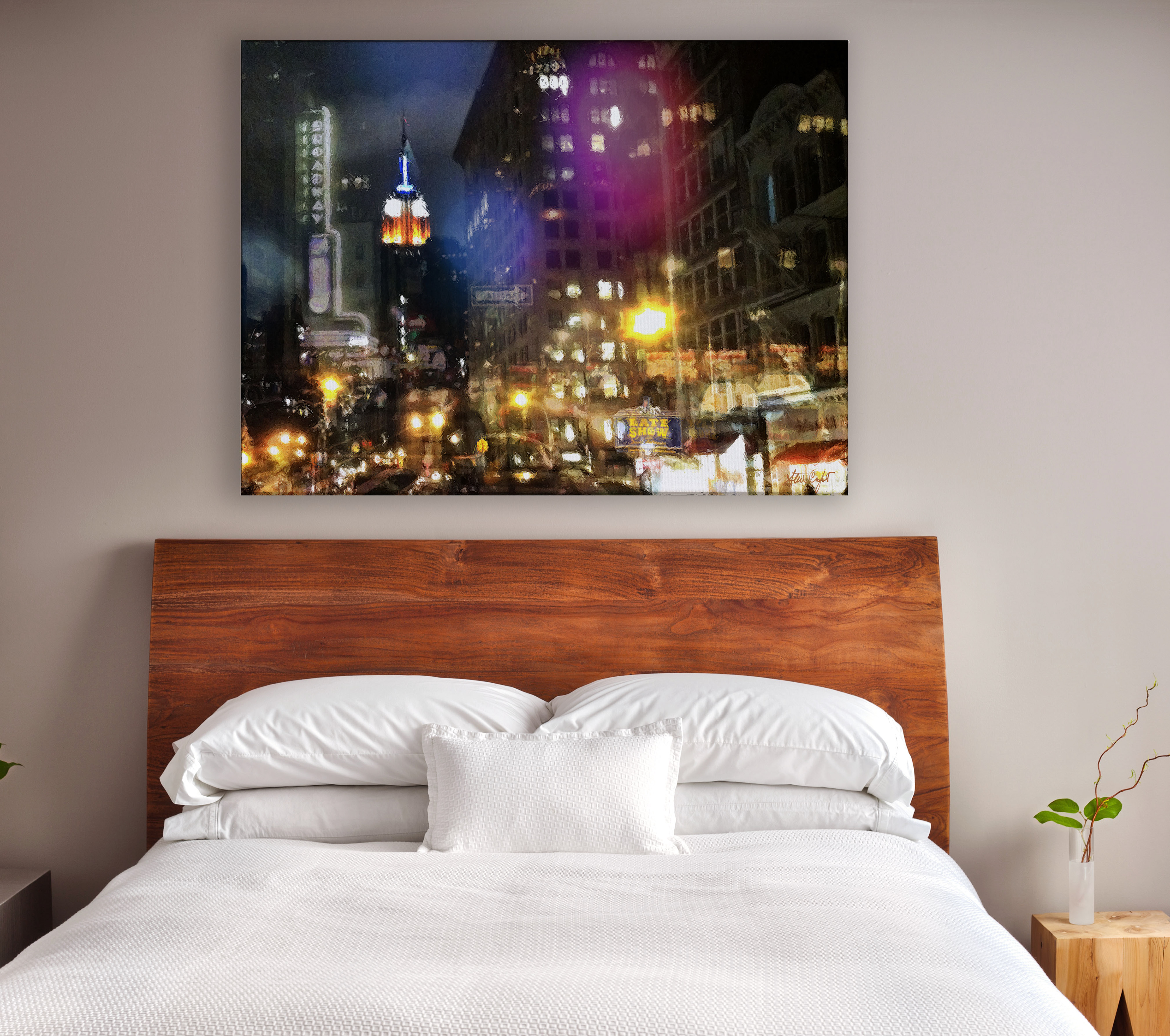 Behind the haze and the lights, tucked away in the Ed Sullivan theatre, it’s Dave & Paul with the orchestra.