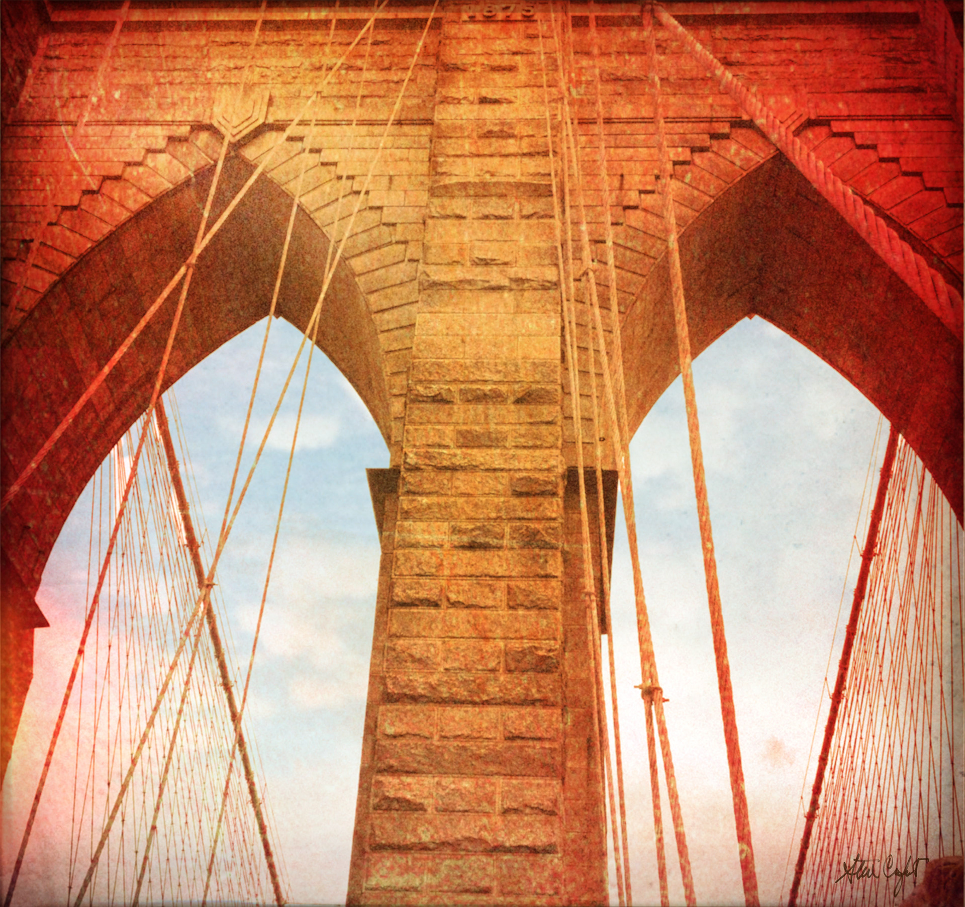 Beginning the walk to Brooklyn