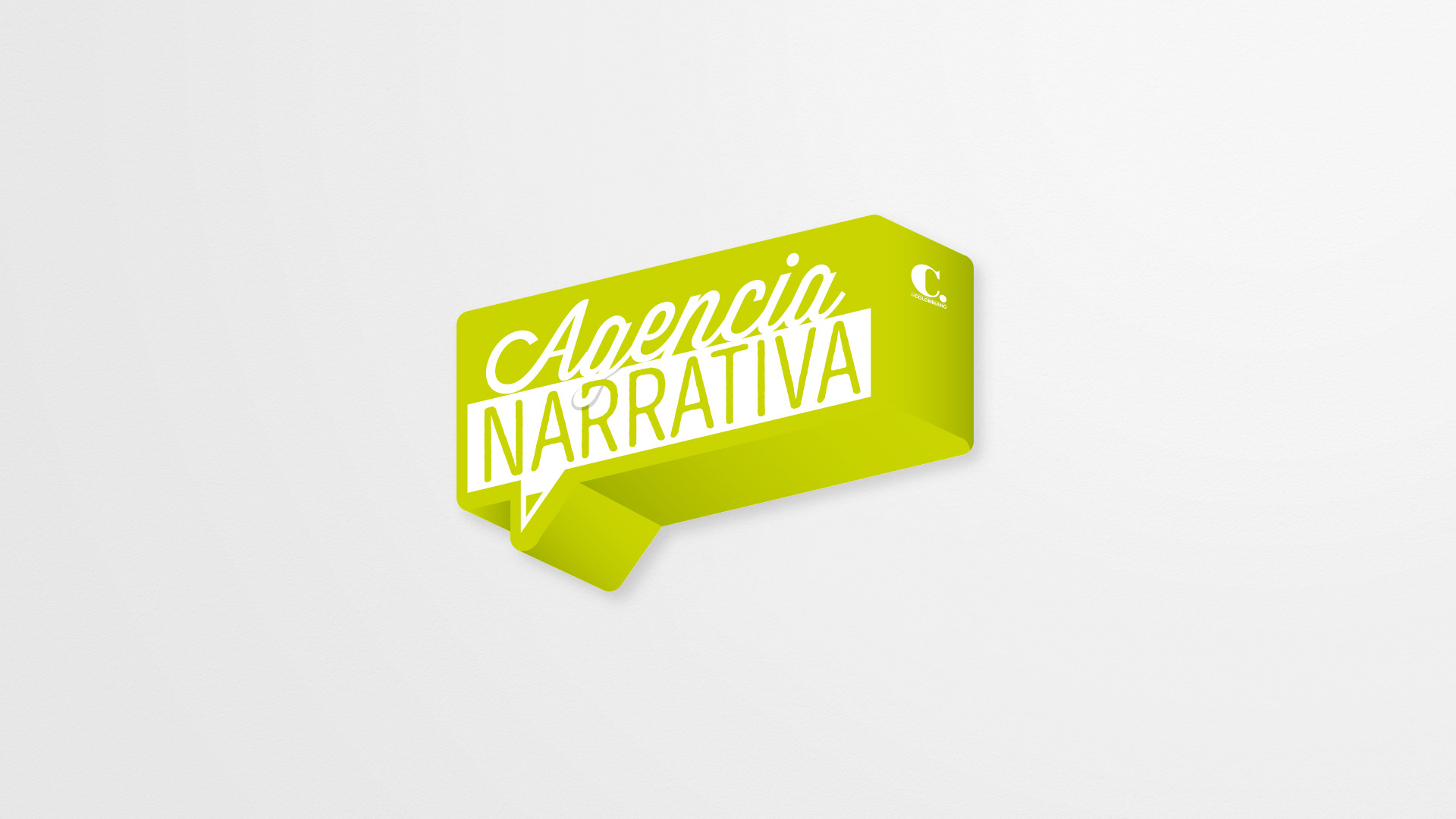 Logo for "Agencia Narrativa" El Colombiano