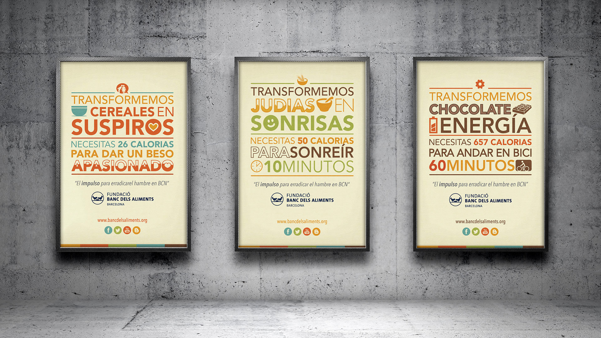 Campaign development for BANC DELS ALIMENTS Barcelona by ELISAVA