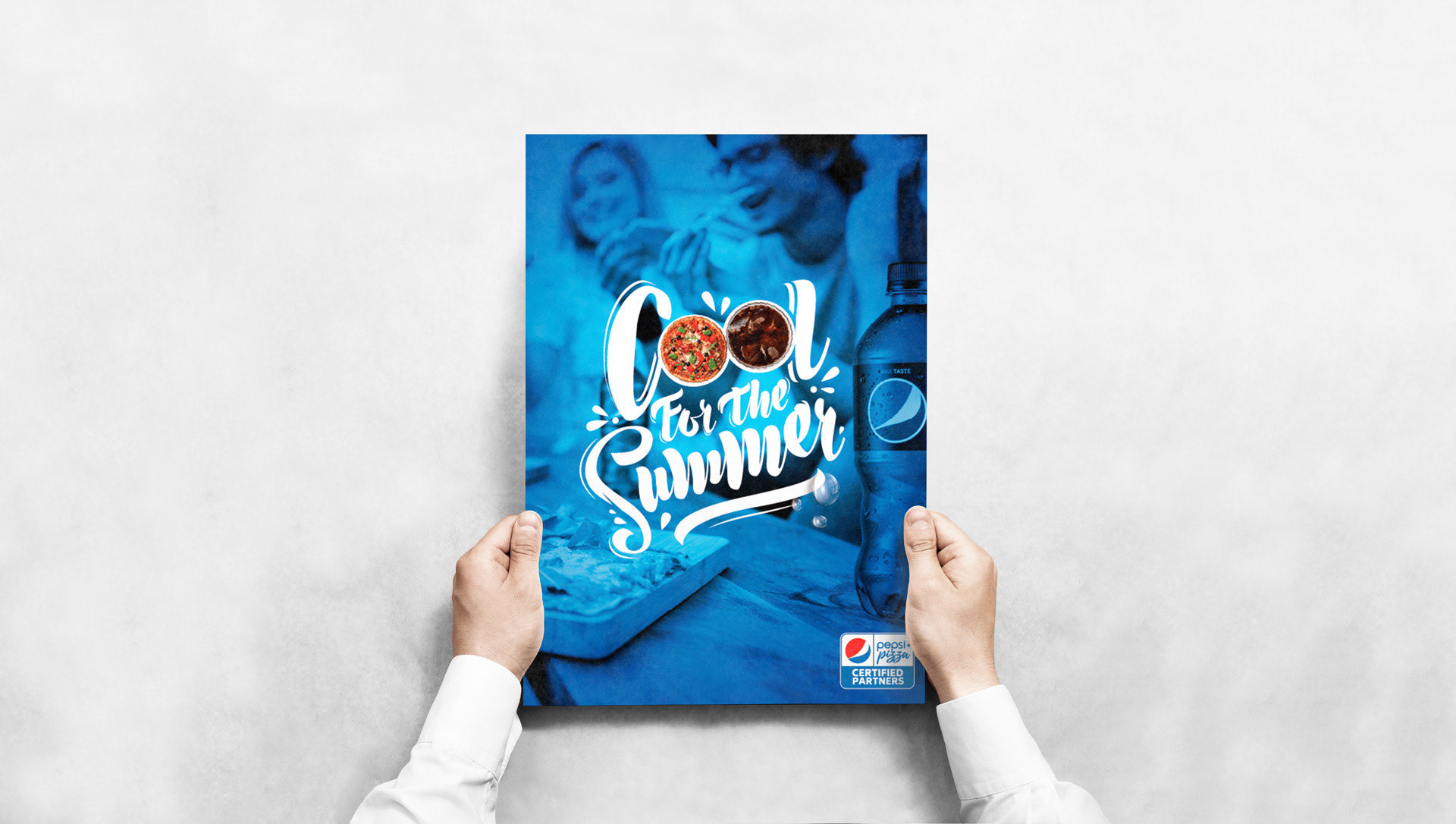PEPSI AND PIZZA! Graphic prop for PEPSI campaign
