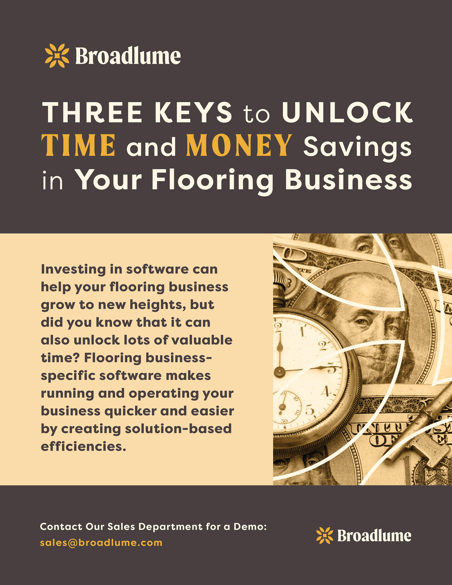 Flyer for retailers
