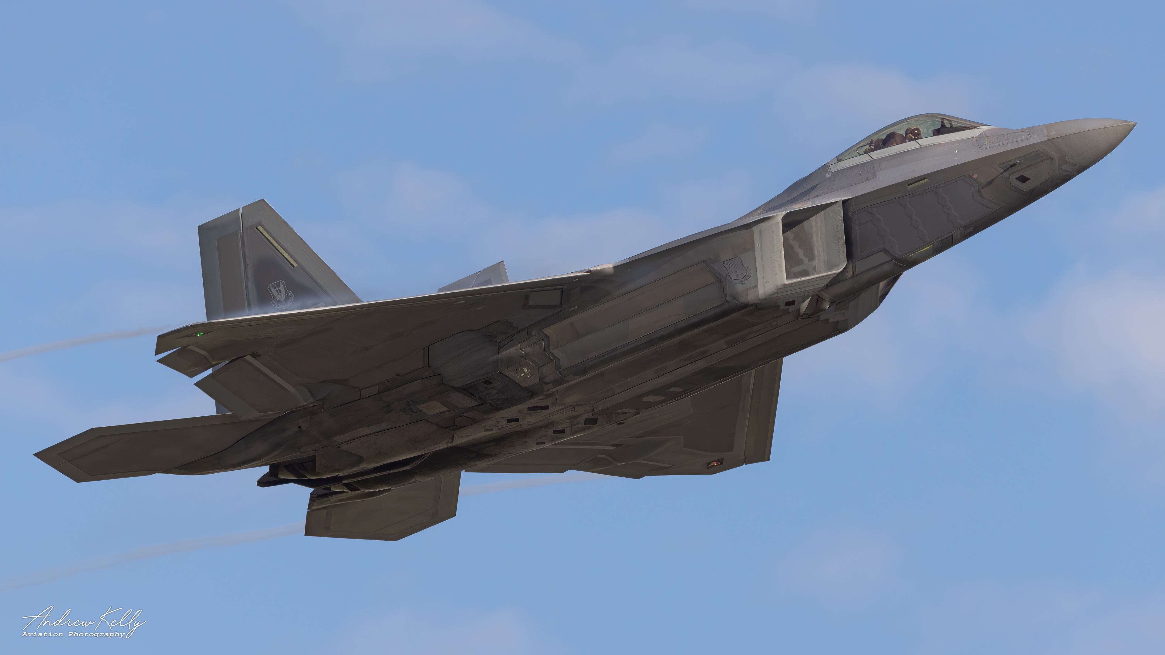 F-22 Raptor Departs KSAV for William Tell 2023