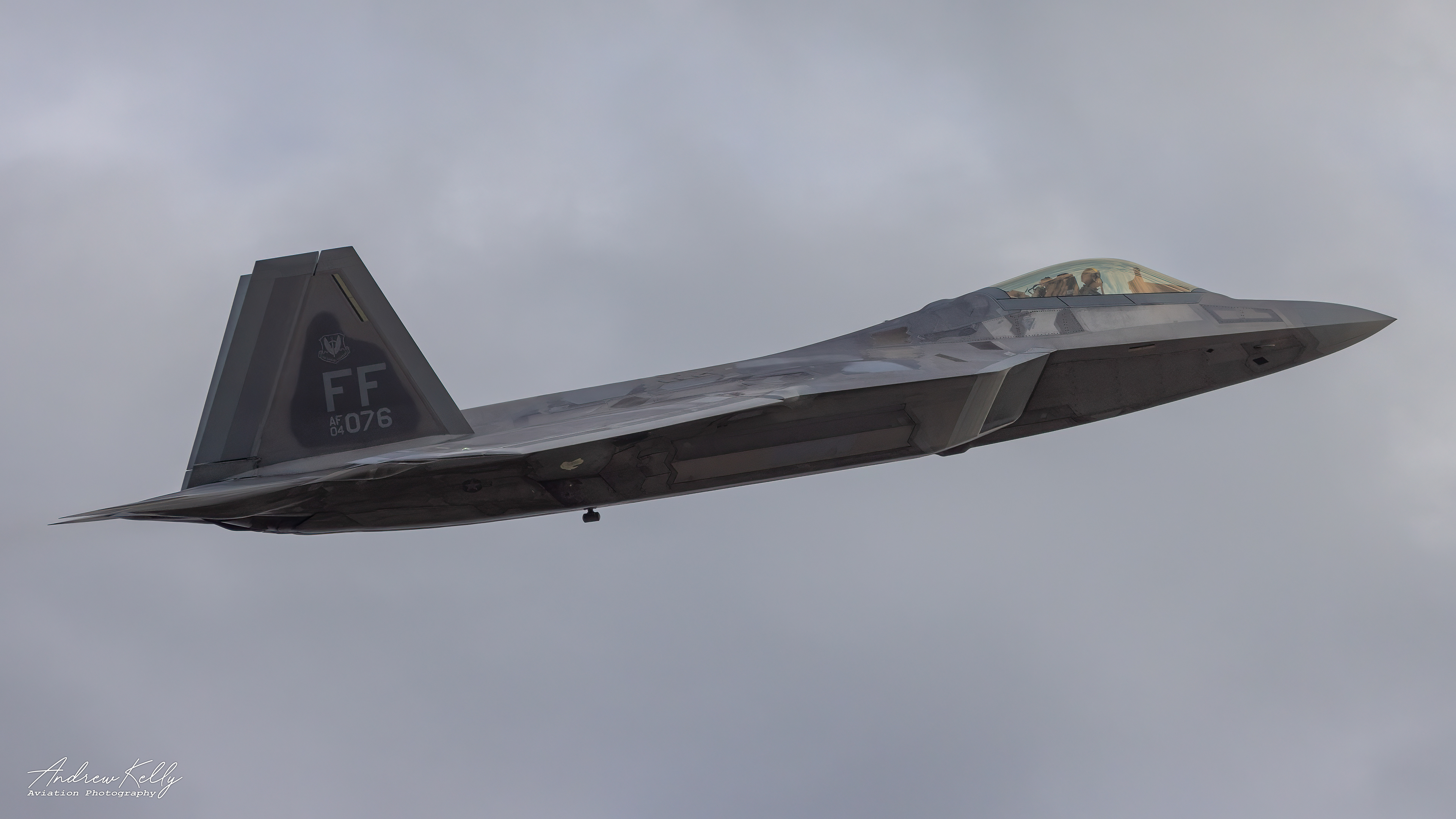 F-22 Raptor Departs KSAV for William Tell 2023