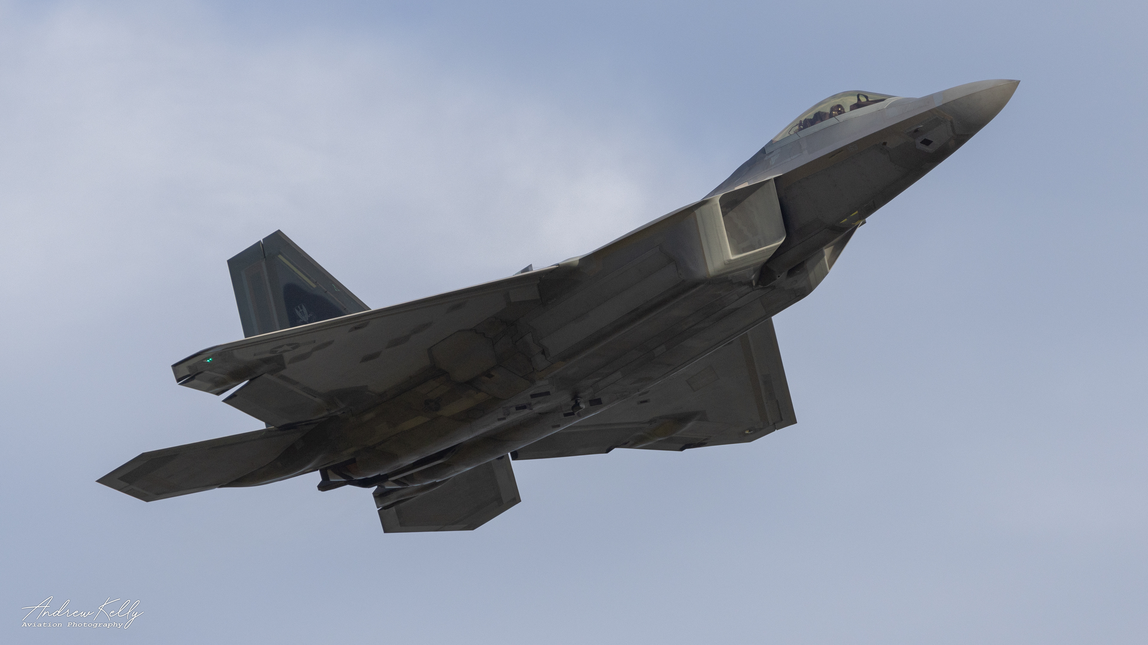 F-22 Raptor Departs KSAV for William Tell 2023