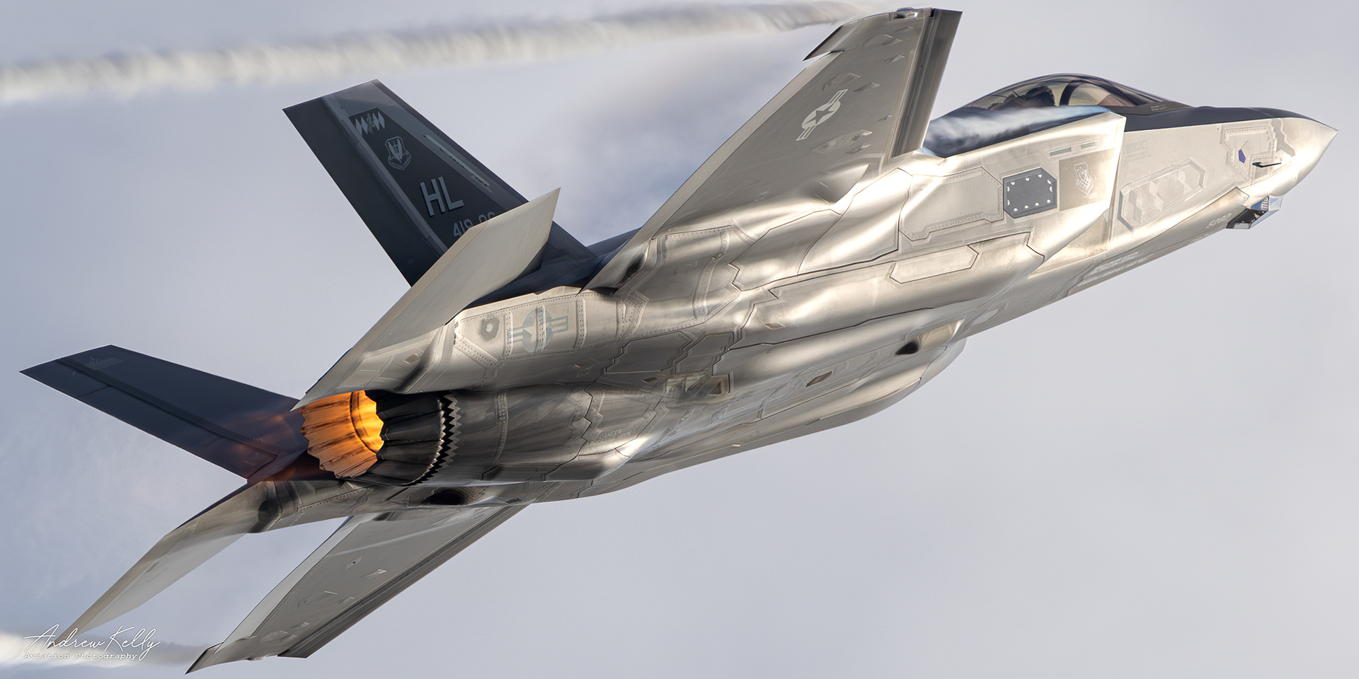 Hill AFB F-35 Departs KSAV for William Tell 2023