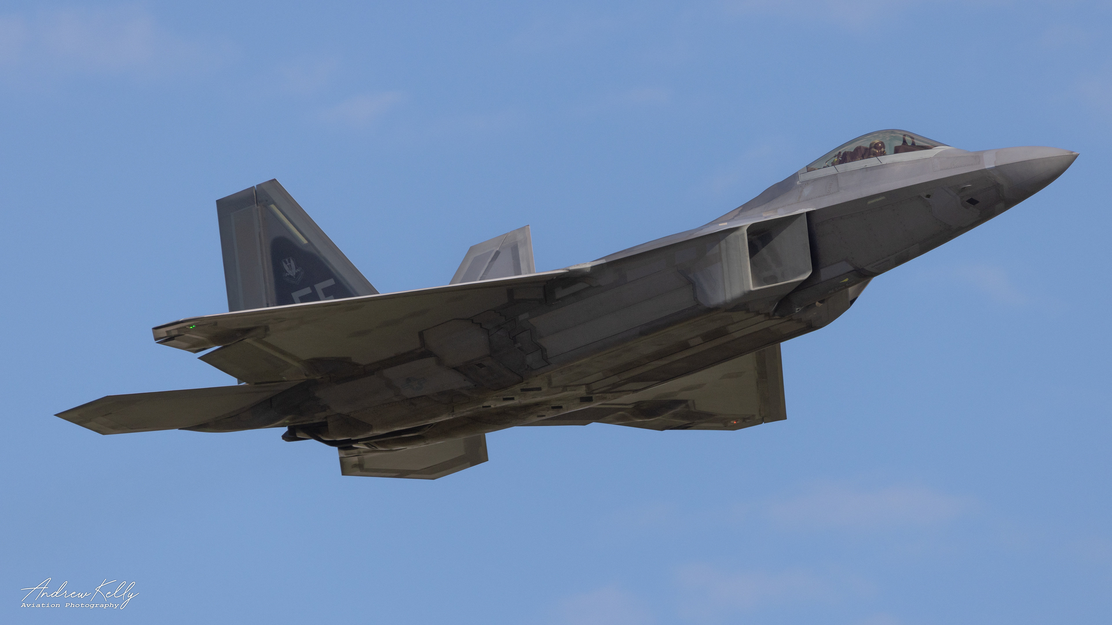 F-22 Raptor Departs KSAV for William Tell 2023