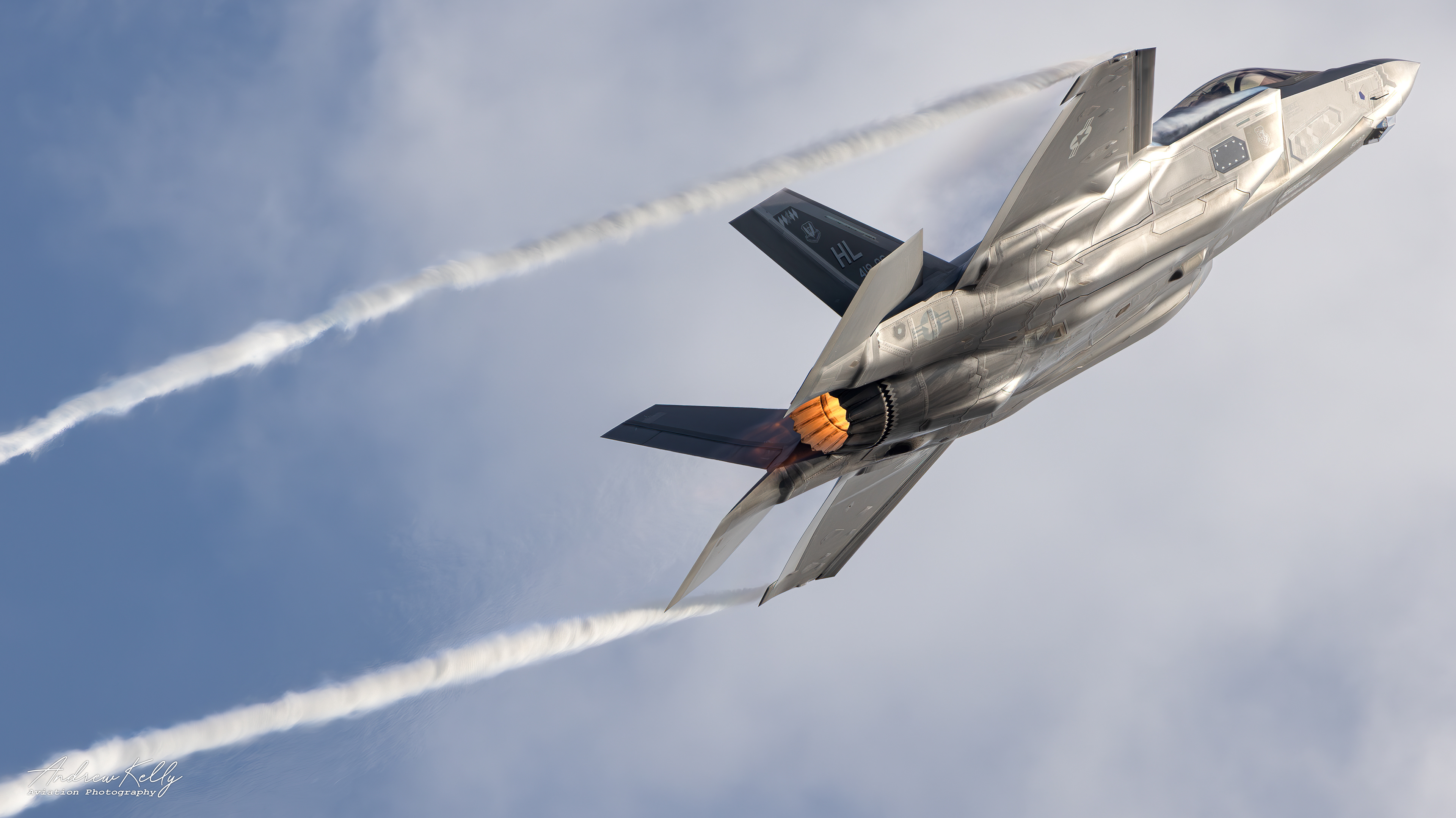 Hill AFB F-35 Departs KSAV for William Tell 2023