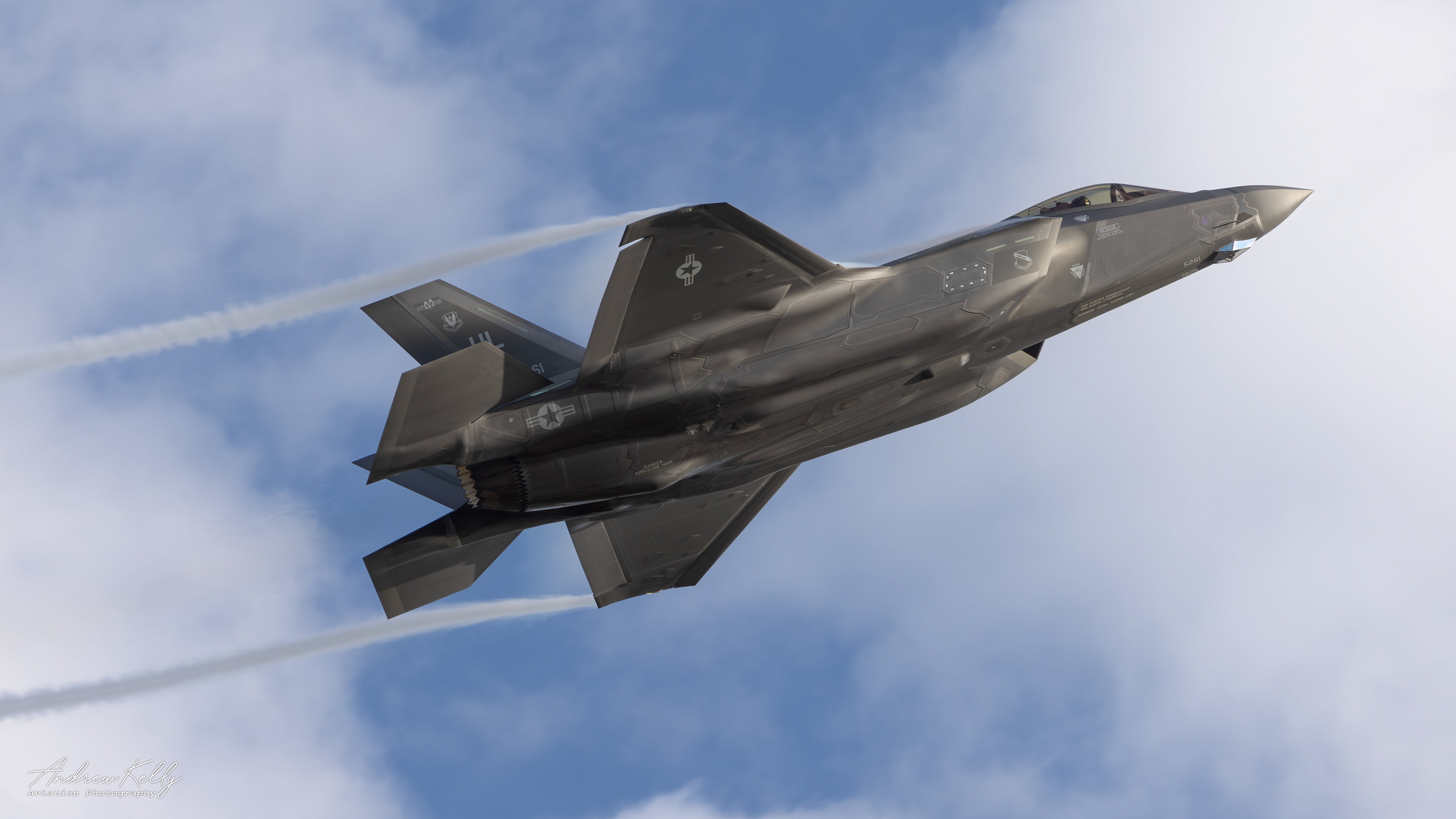 Hill AFB F-35 Departs KSAV for William Tell 2023