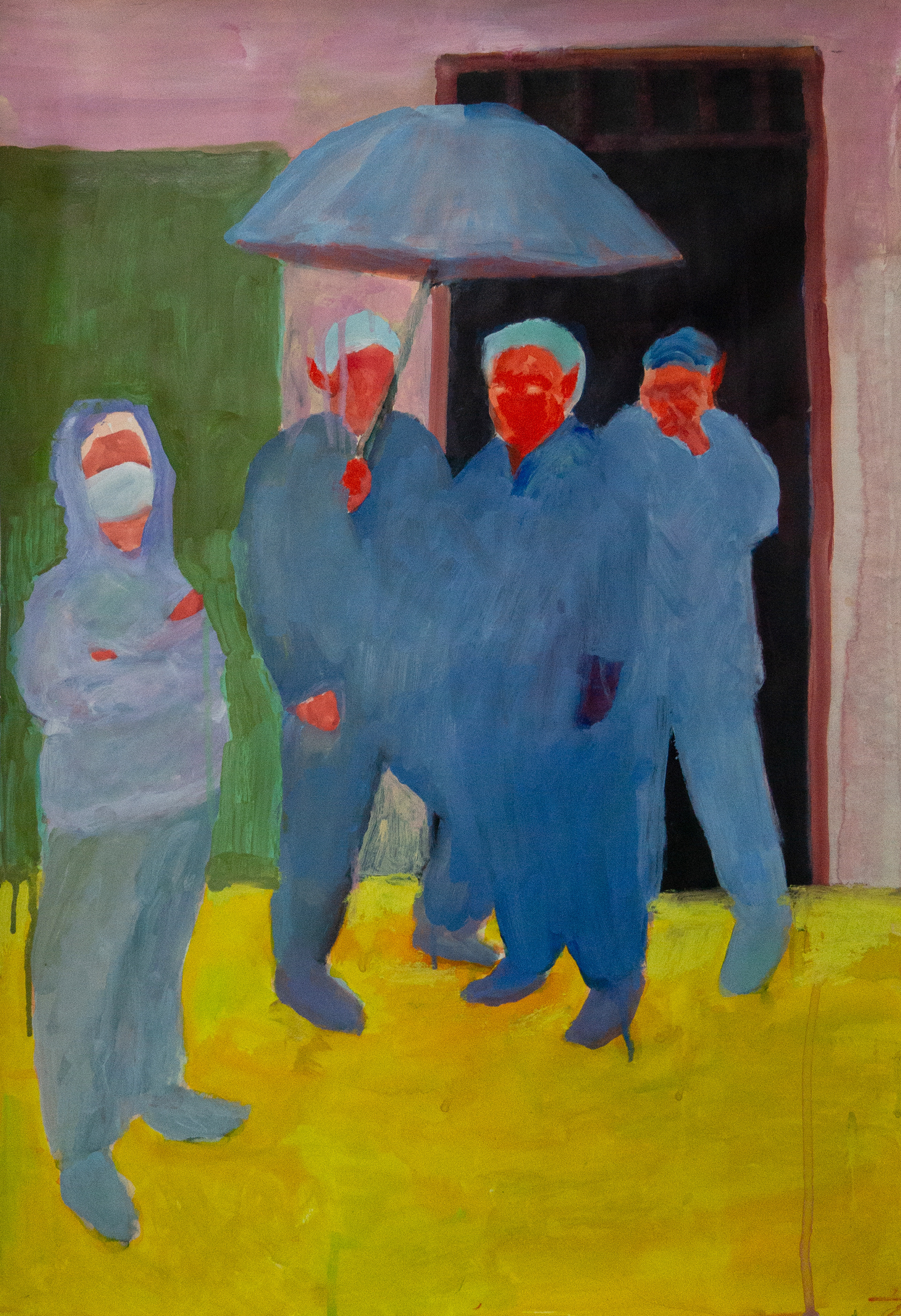 장위_1(Jangwi_1), 54.5 x 39.3cm, Mixed media on Paper, 2020