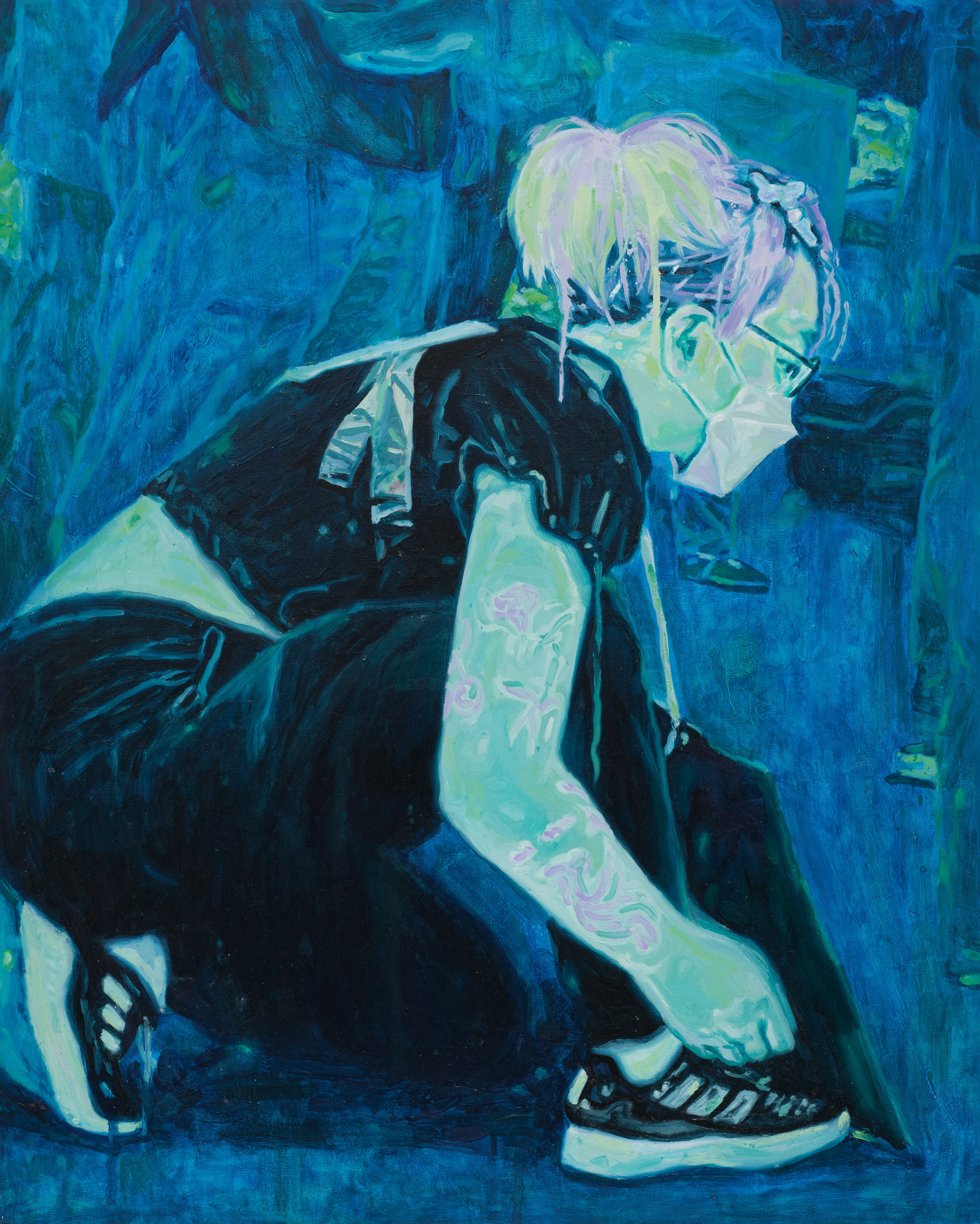서로를 지키는 우리는, 2024, 캔버스에 유채, 100.0cm x 80.3cm
